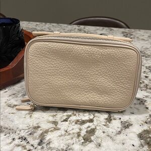 Elegant Cream Cosmetic Bag SMALL DAILY CASE